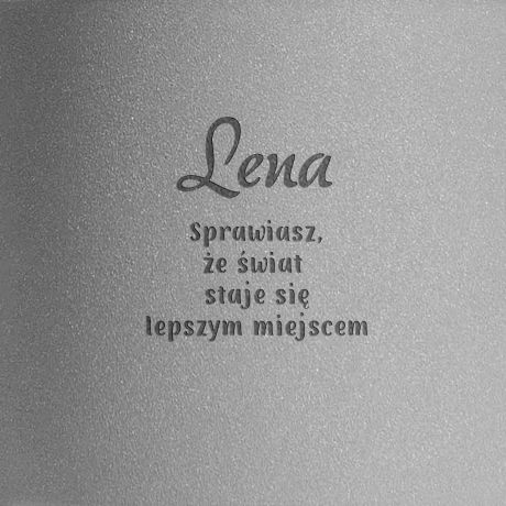 Os�onka na doniczk� SPRAWIASZ, �E �WIAT STAJE SI� LEPSZY prezent dla przyjaci�ki