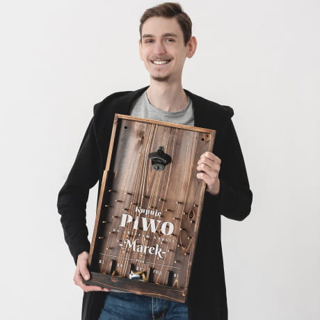Otwieracz do piwa na cian PREZENT DLA CHOPAKA piwosza