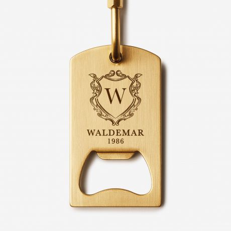 Otwieracz do piwa z grawerem KR�LEWSKI ROCZNIK prezent urodzinowy prezent dla m�czyzny na urodziny