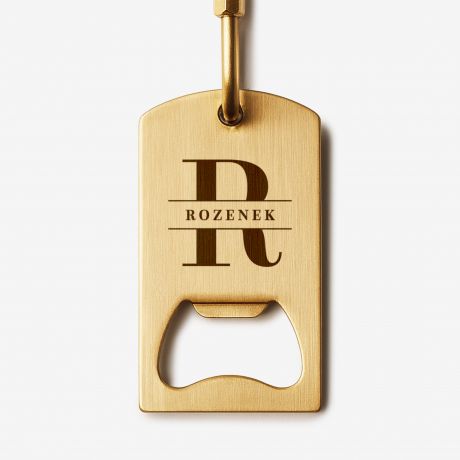 Otwieracz do piwa z karabi�czykiem MONOGRAM prezent dla m�czyzny