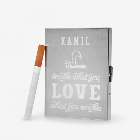 Papiero�nica z grawerem SMOKE WHAT YOU LOVE prezent dla palacza