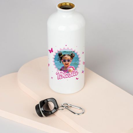 Bidon ze zdjciem PREZENT W STYLU BARBIE