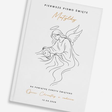 ersonalizowana biblia PAMI�TKA CHRZTU �WI�TEGO prezent na chrzest upominek na chrzest pami�tki na chrzest