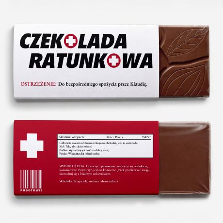 Personalizowana czekolada dla �asucha prezent na ka�d� okazj�