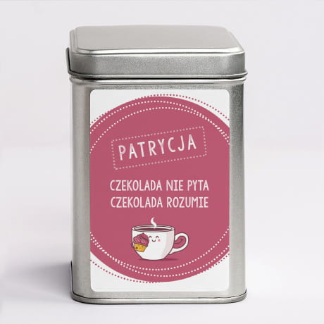 Personalizowana czekolada do picia PREZENT DLA PRZYJACIӣKI bez okazji