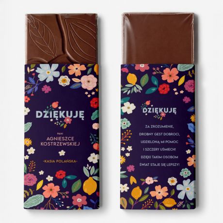 Personalizowana czekolada DZI�KUJ�