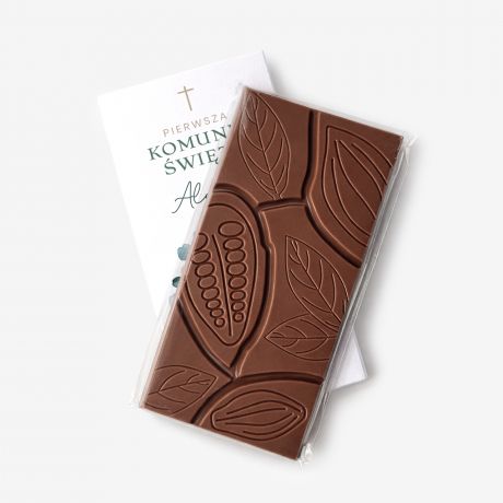 Personalizowana czekolada KOMUNIA ze zdj�ciem