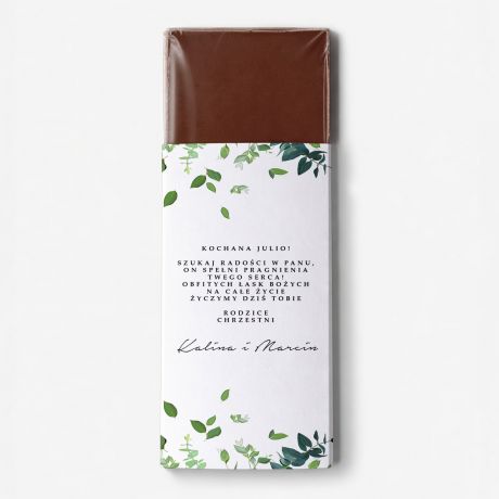 Personalizowana czekolada KOMUNIJNA prezent na komuni� czekolada na komuni� upominek na komuni�