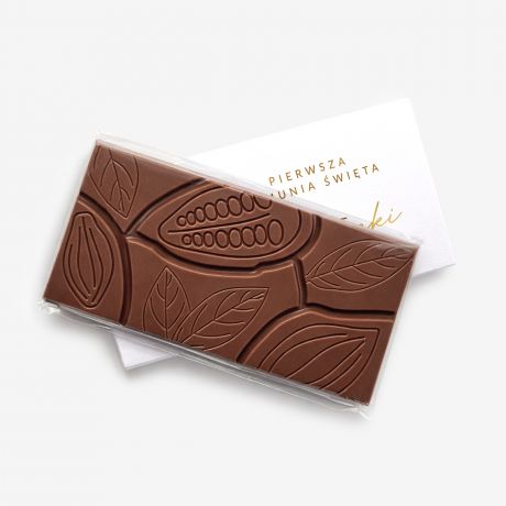 Personalizowana CZEKOALDA NA KOMUNI� upominek dla dziewczynki upominek na komuni� dla dziewczynki