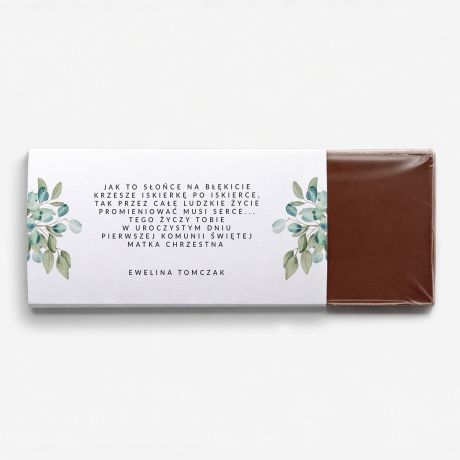 Personalizowana czekolada NA KOMUNI�