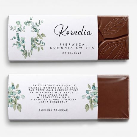 Personalizowana czekolada NA KOMUNI�