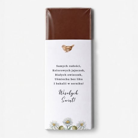 Personalizowana czekolada wielkanocna PREZENT NA ZAJ�CA s�odycze na wielkanoc prezent na wielkanoc dla dzieci