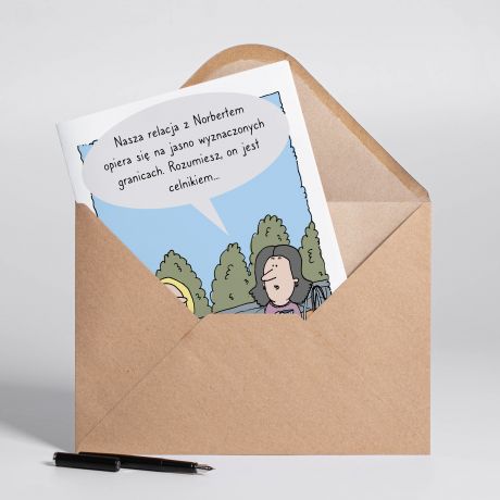 Personalizowana KARTKA DLA CELNIKA A4 kartka personalizowana �mieszna kartka