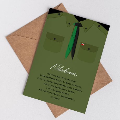 Personalizowana kartka DLA HARCERZA