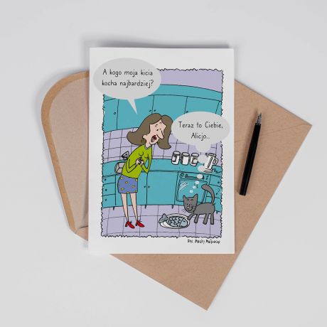 Personalizowana kartka DLA KOCIEJ MAMY A4 prezent dla mamy upominek dla mamy dzie� matki na dzie� mamy