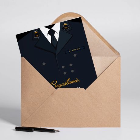 Personalizowana KARTKA DLA KOLEJARZA - A4