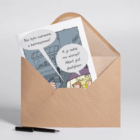 Personalizowana KARTKA DLA PLASTYKA A4