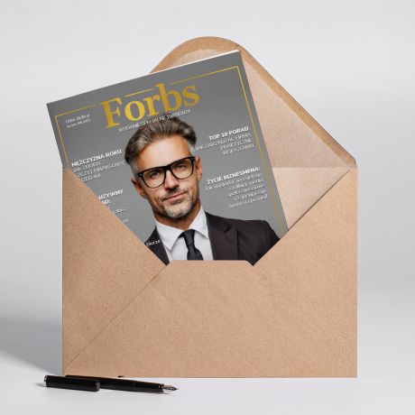 Personalizowana kartka dla szefa FORBS A4