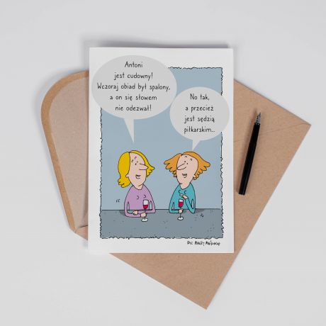 Personalizowana KARTKA DLA S�DZIEGO PI�KARSKIEGO A4