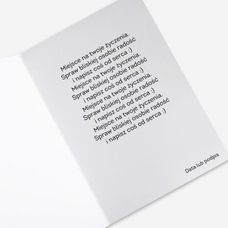 Personalizowana kartka dla UKOCHANEJ OSOBY ze z�oceniem