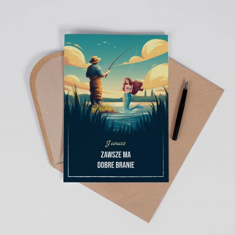 Personalizowana kartka DLA W�DKARZA - A4