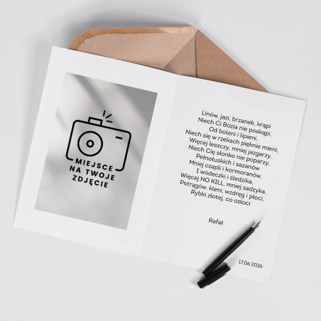 Personalizowana kartka DLA W�DKARZA - A4