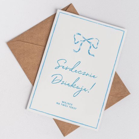 Personalizowana kartka DZIKUJ