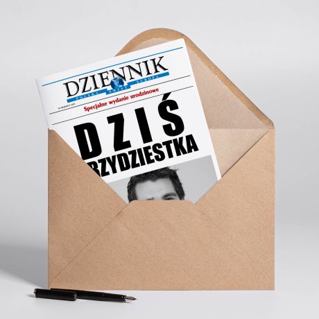 Personalizowana kartka na 30 urodziny DZIENNIK A4 upominek na 30 urodziny kartka na 30 urodziny dla mczyzny