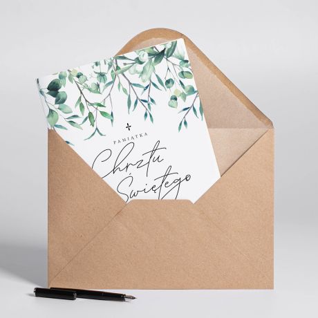 Personalizowana kartka NA CHRZEST A4