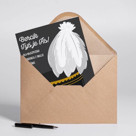 Personalizowana KARTKA NA DZIE GRNIKA kartka personalizowana prezent na dzie grnika prezent dla grnika