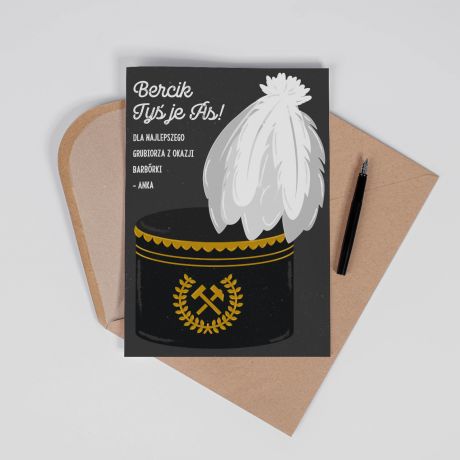 Personalizowana KARTKA NA DZIE GRNIKA kartka personalizowana prezent na dzie grnika prezent dla grnika