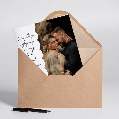 Personalizowana KARTKA NA LUB ze zdjciem A4 kartka lubna kartka na wesele prezent na lub