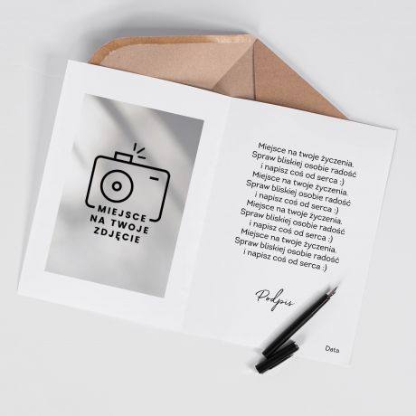 Personalizowana KARTKA NA LUB ze zdjciem A4 kartka lubna kartka na wesele prezent na lub