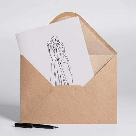 Personalizowana KARTKA NA WESELE A4
