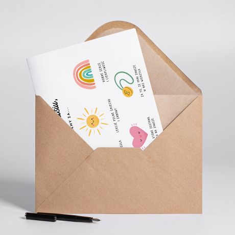 Personalizowana kartka A4 podzikowanie dla nauczyciela upominek dla nauczyciela prezent na Dzie Nauczyciela
