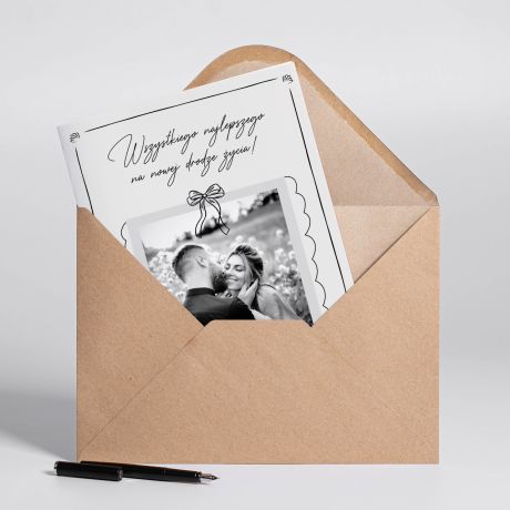 Personalizowana KARTKA LUBNA ze zdjciem 