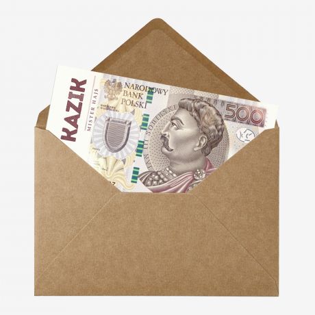 Personalizowana kartka urodzinowa BANKNOT