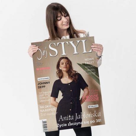Personalizowana kartka urodzinowa XXL MAGAZYN JEJ STYL du�a kartka na urodziny