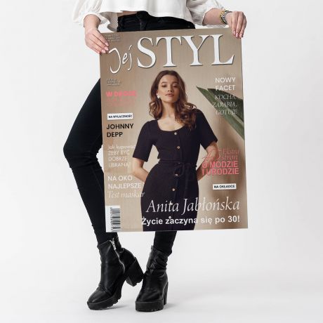Personalizowana kartka urodzinowa XXL MAGAZYN JEJ STYL du�a kartka na urodziny