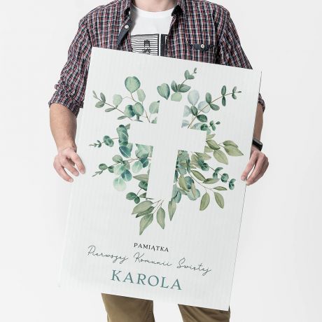 Personalizowana kartka XXL PAMI�TKA NA KOMUNI�  kartka komunijna pami�tka komunii �wi�tej kartki na komuni�