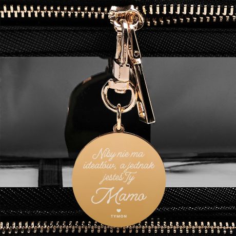 Personalizowana kosmetyczka DLA MAMY z zawieszk prezent dla mamy na wita na urodziny prezent na Dzie Mamy