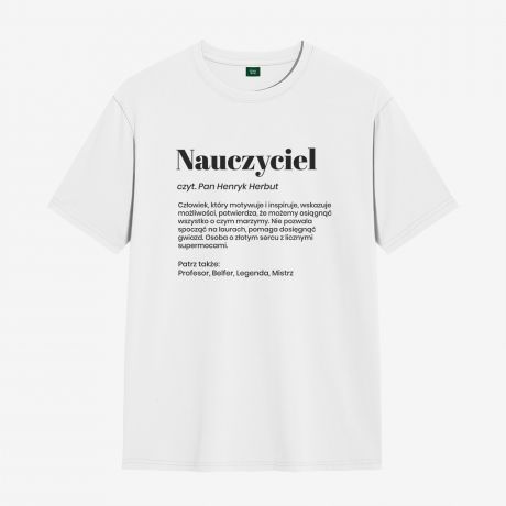 Personalizowana koszulka dla nauczyciela DEFINICJA - XXL