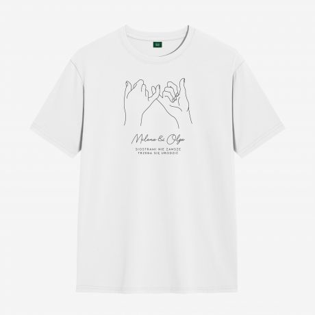 Personalizowana koszulka dla przyjaciki PINKIE FINGERS - L