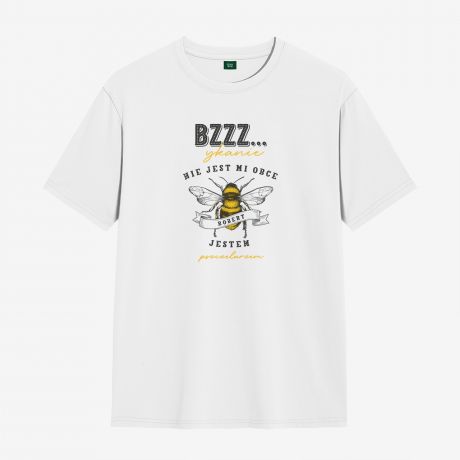Personalizowana koszulka dla pszczelarza BZYKANIE NIE JEST MI OBCE - XL