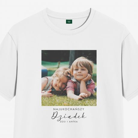 Personalizowana KOSZULKA DZIADKA ze zdjciem wnukw - XL koszulka dla dziadka prezent dla dziadka