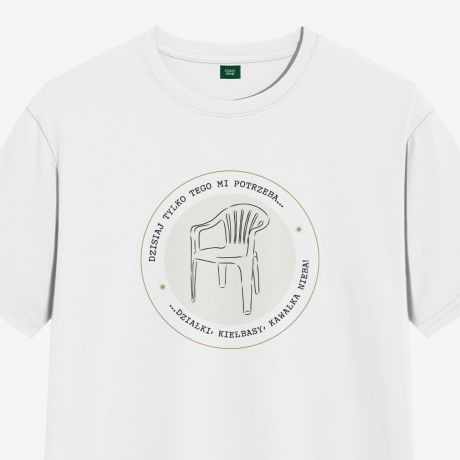 Personalizowana koszulka dziakowca TEGO MI POTRZEBA - L