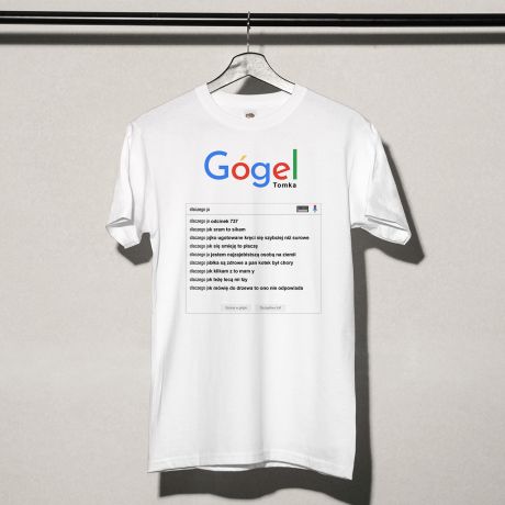 Personalizowana koszulka męska GOGEL śmieszny prezent