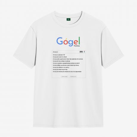 Personalizowana koszulka mska GOGEL mieszny prezent - S