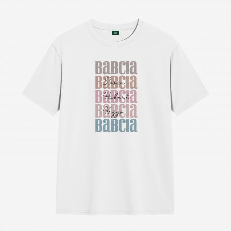 Personalizowana KOSZULKA NA DZIE BABCI - M koszulka dla babci prezent dla babci