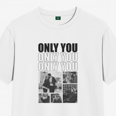 Personalizowana koszulka na Walentynki ONLY YOU - XL